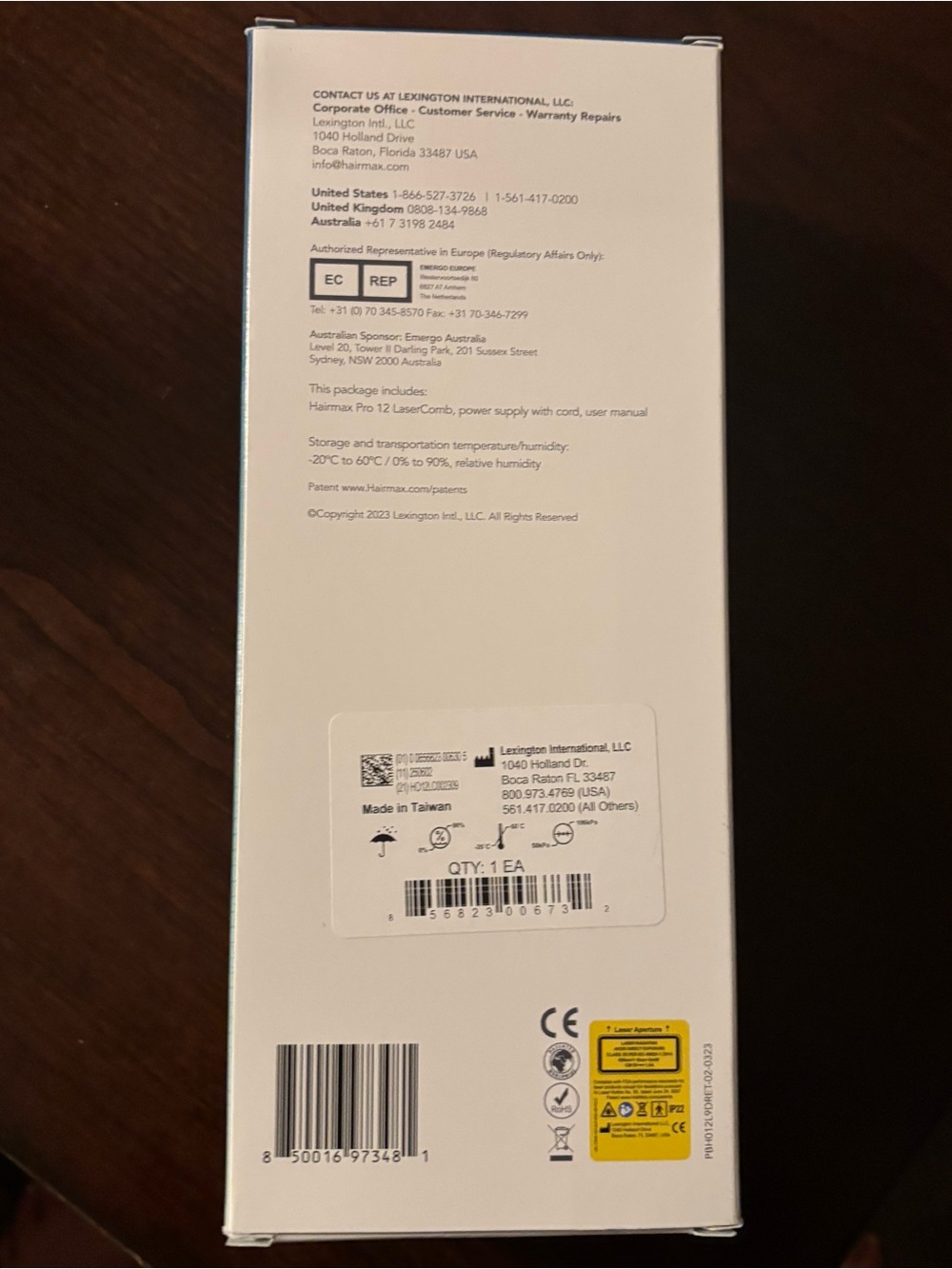 Hairmax Pro 12 LaserComb Laser Light Device NIB - Picture 4 of 6